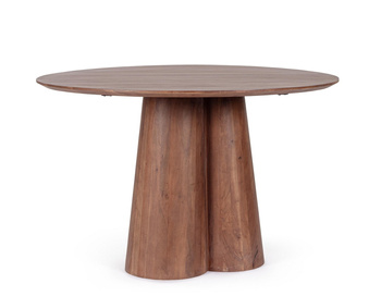 BIZZOTTO stół jadalniany NASSOR 120 brązowy