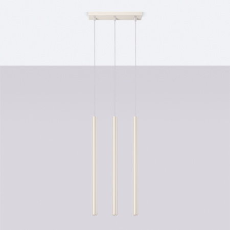 Lampa wisząca PASTELO 3 beżowa