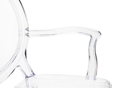 Krzesło PRINCE ARM transparentne - poliwęglan