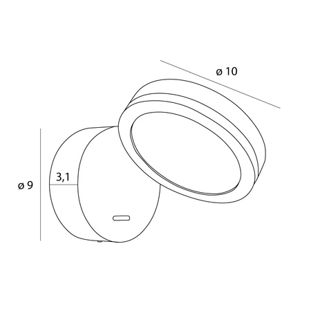 MAXLIGHT W0350 KINKIET IBIZA