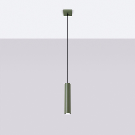 Lampa wisząca LAGOS 1 zielona oliwka