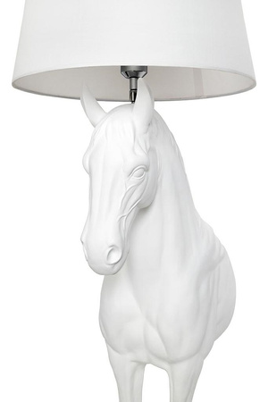 MOOSEE lampa podłogowa KOŃ HORSE STAND S biała - włókno szklane