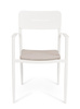 BIZZOTTO krzesło ogrodowe NEBULA białe