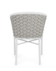 BIZZOTTO krzesło ogrodowe MARGALIDA       białe / szare