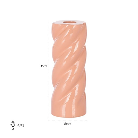 RICHMOND świecznik SUZY S różowy