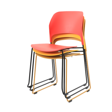 Krzesło TIPICO czerwono czarne