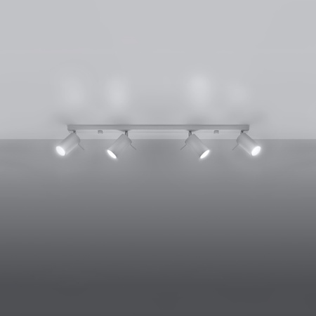 Plafon RING 4L biały