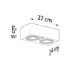 Plafon QUATRO 2 beton