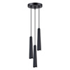 Lampa wisząca PRYSM 3P czarna