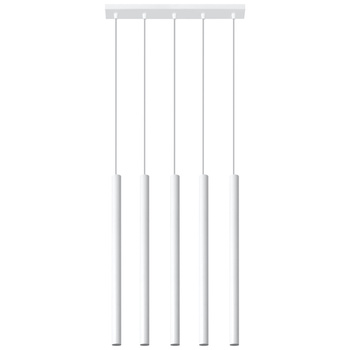Lampa wisząca PASTELO 5 biała