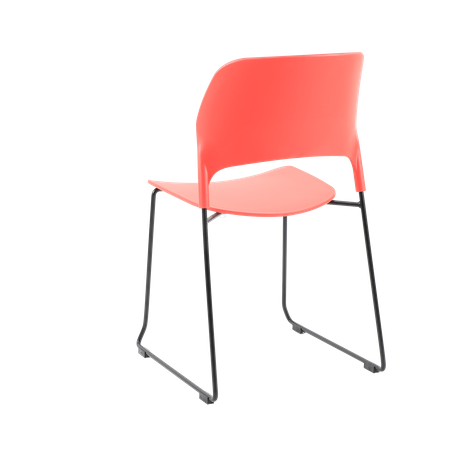 Krzesło TIPICO czerwono czarne