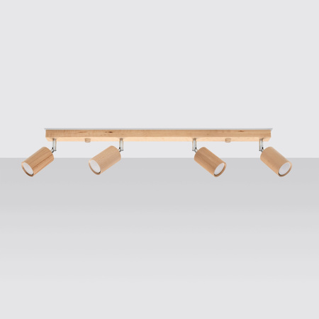 Plafon BERG 4 naturalne drewno