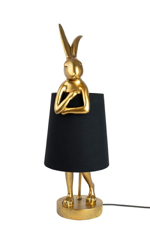 KARE lampa stołowa RABBIT 68 cm złota / czarna
