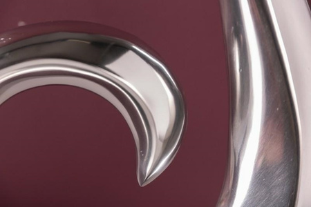 INVICTA wazon WAVE 50 srebrny - aluminium