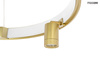 MOOSEE lampa wisząca CIRCLE SPOT 74 GOLD złota
