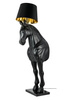 MOOSEE lampa podłogowa KOŃ HORSE STAND    M czarna - włókno szklane