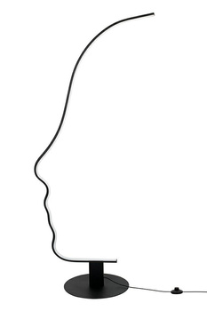 MOOSEE lampa podłogowa FACE FLOOR czarna