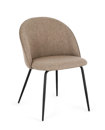 BIZZOTTO krzesło TANYA brązowe