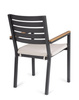 BIZZOTTO krzesło ogrodowe HENNA szare