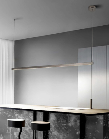 Lampa wisząca BEAM-120 LED złoty 120 cm