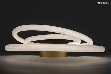 MOOSEE lampa ścienna SERPIENTE złota