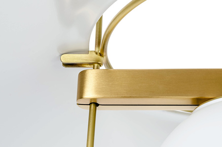 Lampa wisząca FUENTE mosiądz - metal, szkło