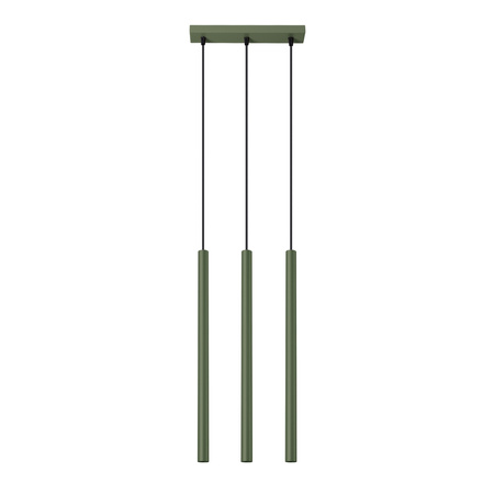 Lampa wisząca PASTELO 3 zielona oliwka