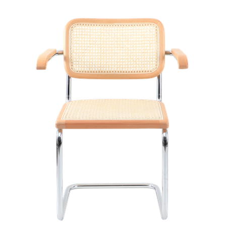 Krzesło VIENNA rattanowe z podłokietnikami