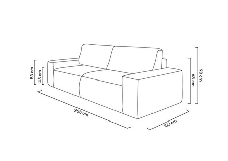 Sofa PILLOW z funkcją spania - II grupa tkanin