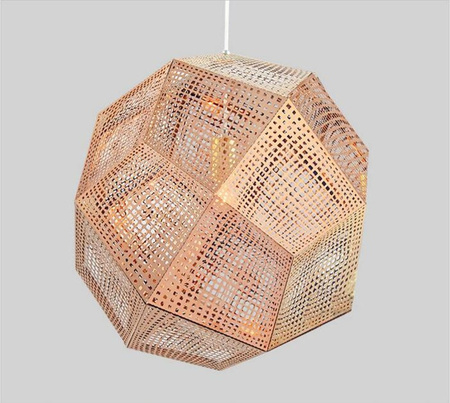 Lampa wisząca FUTURI STAR miedziana 32 cm