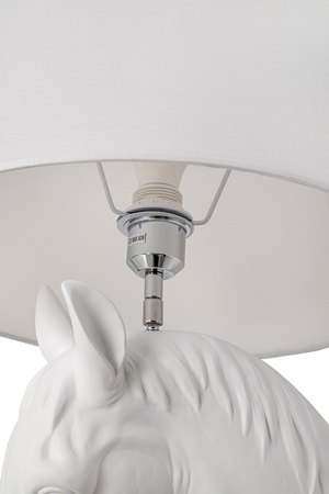 MOOSEE lampa podłogowa KOŃ HORSE STAND S biała - włókno szklane