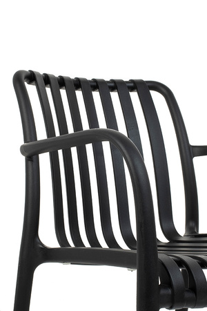 MODESTO krzesło STRIPS ARM czarne