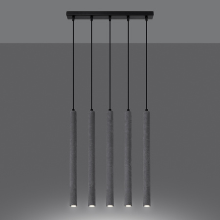 Lampa wisząca PASTELO 5L beton