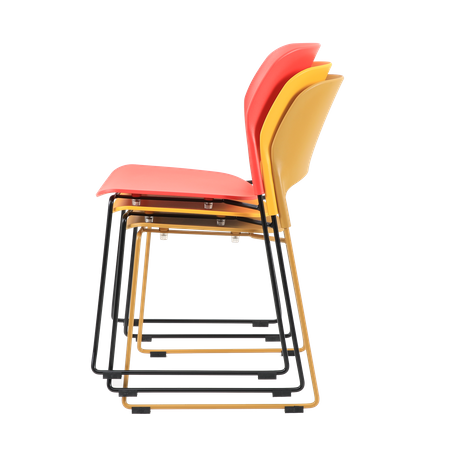 Krzesło TIPICO czerwono czarne