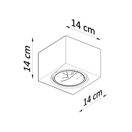 Plafon ceramiczny SEIDA