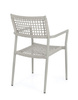 BIZZOTTO krzesło ogrodowe CALETA SATURN   szare
