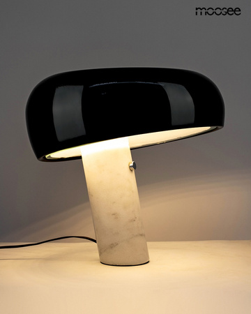 MOOSEE lampa stołowa PEAK MARBLE - marmur, metal, szkło