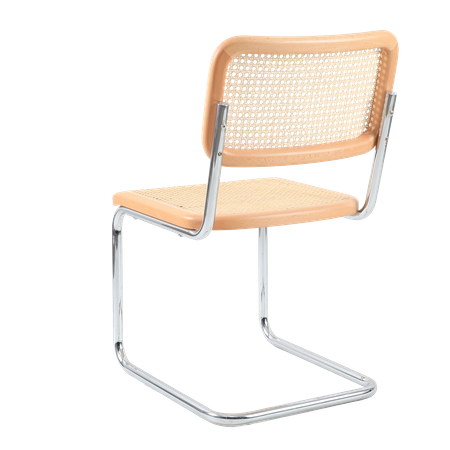 Krzesło VIENNA rattanowo chromowane