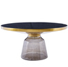 Stolik kawowy DOLCE FLAT szary 75 cm