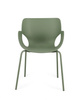 BIZZOTTO krzesło LENNOX ARM zielone