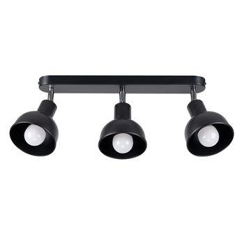 Plafon ELBA 3 czarny