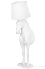 MOOSEE lampa podłogowa KOŃ HORSE STAND    M biała - włókno szklane