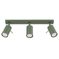 Plafon RING 3L zielony oliwkowy