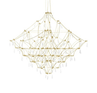 MOOSEE lampa wisząca CONSTELATION 100     GOLD - LED, stal szczotkowana