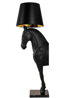 MOOSEE lampa podłogowa KOŃ HORSE STAND S czarna - włókno szklane