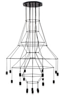 MOOSEE lampa wisząca FLUSSO 20 czarna