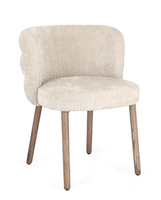 BIZZOTTO krzesło ILMA ARM beżowe