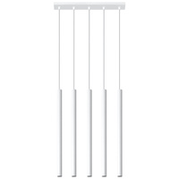 Lampa wisząca PASTELO 5 biała