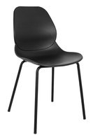 Krzesło ARIA czarne - polipropylen, metal