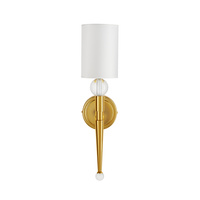 Lampa ścienna DAMA złota 52 cm